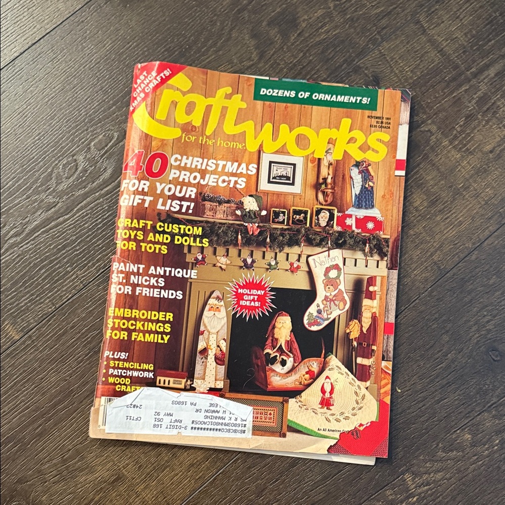 Craftworks Christmas Project Magazine - November 1991